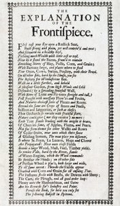 Página de título y explicación en forma de poema de la 4ª edición de 