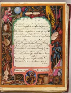 Páginas del Álbum Amicorum de Philipp Hainhofer, 1596-1633 de Unbekannt