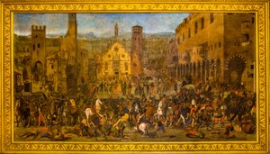 Pintura de Mantua que glorifica las luchas victoriosas de los Gonzaga de Unbekannter Künstler