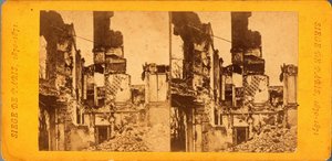 Sitio de París (1871): vista de la ciudad durante el sitio por los prusianos entre el 20/09/1870 y el 28/01/1871