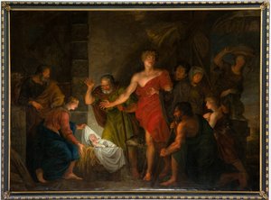 Iglesia parroquial (Parochiekerk Sint-Salvator). Interior. Pintura. de Unbekannter Künstler