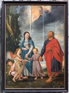Iglesia parroquial (Iglesia Parroquial de Santa Walburga). Pintar.