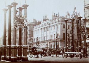 Park Lane decorada para el Jubileo de Diamante de la Reina Victoria de Unbekannt