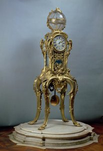 Reloj astronómico Passament hecho por Jacques Caffieri (1678-1755) para Luis XV de Francia de Unbekannt