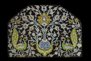Panel de pavo real. Irán, Isfahan (?) de William M. Timlin