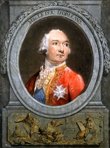 Philippe Egalite, hacia 1789 (grabado) de Unbekannter Künstler