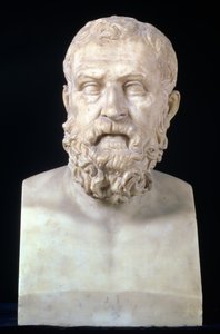 Busto retrato de Solón, copia de un original griego del siglo IV a.C.