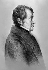Retrato de Andre-Marie Ampere (1775-1836), físico y matemático francés, uno de los fundadores de la ciencia del electromagnetismo clásico
