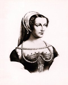 Retrato de Claude de France (1490-1524) Reina de Francia, grabado, sd. de Unbekannter Künstler