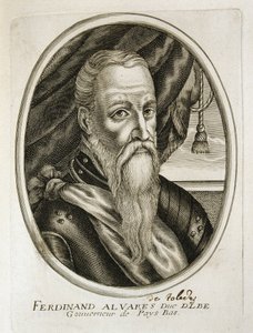 Retrato del duque de ALba (1507-1582) (grabado) de Unbekannter Künstler