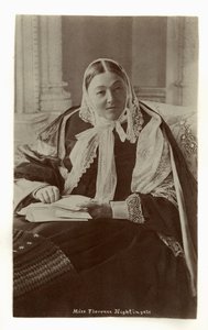 Retrato de Florence Nightingale, pub 1932 (impresión) de Unbekannter Künstler