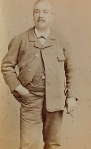 Retrato de Henri Foucart fallecido en Glasgow el 31/12/1841, profesor de gimnasia del Príncipe Imperial, director de la escuela Olympe de Unbekannter Künstler
