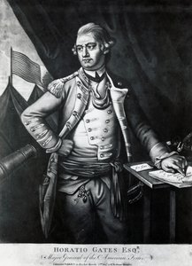 Retrato de Horatio Gates (grabado) de Unbekannt