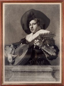 Retrato de un laudista de Unbekannt