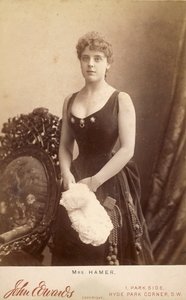 Retrato de una joven inglesa (Sra. Hamer) de Unbekannter Künstler