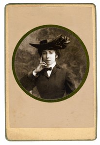 Retrato de la poeta francesa Catherine Pozzi, c.1900