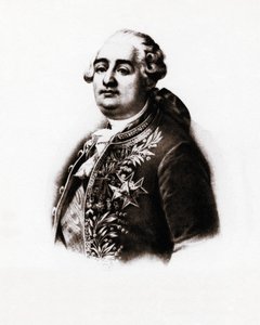 Retrato del rey de Francia Luis XVI (1754-1793) Grabado del siglo XIX de Unbekannter Künstler