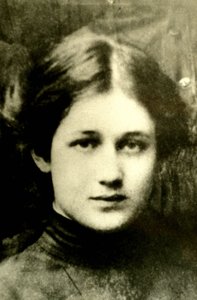Retrato de la poeta rusa Anna Akhmatova (1889-1966) de Unbekannt