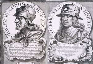 Retratos de Ataúlfo y Sigerico