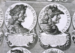 Retratos de Fruela II y Alfonso IV de Unbekannt