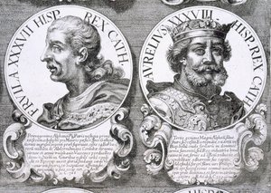 Retratos de Fruela I y Aurelio de Asturias de Unbekannt