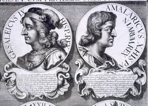 Retratos de Gesaleico y Amalarico de Unbekannt