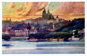 Praga: Castillo y Academia de Straka de Unbekannter Künstler