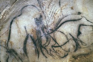 Cueva prehistórica de Pech Merle/Capilla de los mamuts/25,000 años/Cabrerets/Lot/Midi Pirineos/Francia