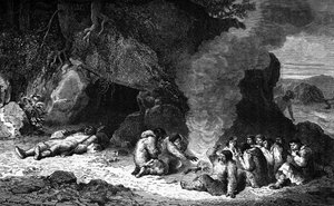 Prehistoria: banquete funerario de Unbekannter Künstler