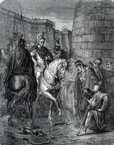 Quinto Cecilio Metelo Macedonio (210-116 a.C.) en Grecia tras la batalla de Escarfalia contra los aqueos en 147 a.C. (Metelo en Grecia tras derrotar a Critolaos de Megalópolis en la batalla de Escarfia de Unbekannter Künstler