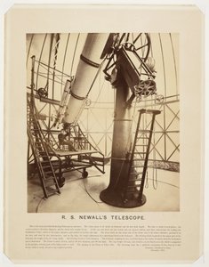 Telescopio de R S Newall". de Unbekannter Künstler