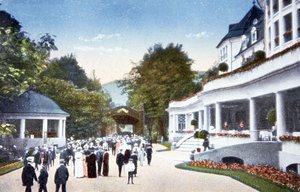 Baños de radio de Kreuzbad, c. 1910 (postal) de Unbekannter Künstler