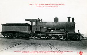 Vagones de los ferrocarriles del sur de Argentina de Unbekannter Künstler