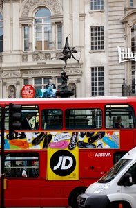 Autobús rojo de Londres, Piccadilly (foto) de Unbekannt