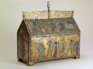 Relicario con Escenas de la Vida de Santa Valeria, Limoges de Unbekannt
