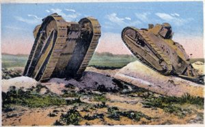 Tanques Renault, c. 1910 (postal)