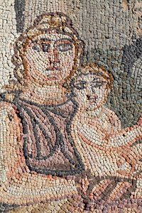 Representación del recién nacido Aquiles con su nodriza, Anatrophe (detalle) de Unbekannt
