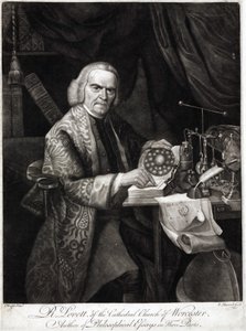 Richard Lovett, físico británico, c. 1750-1780