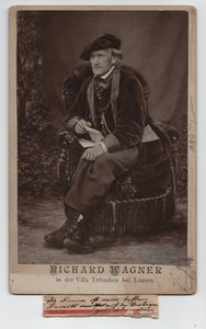 Richard Wagner (1813-1883) (1868, fotografía) de Unbekannter Künstler