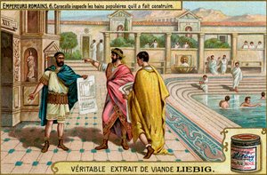 Emperadores romanos - Tarjeta de colección Liebig Meat Extract