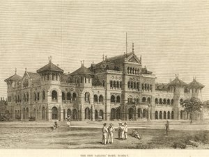 Royal Alfred Sailors Home, Bombay c1900s (grabado)