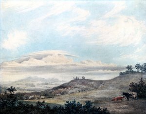 Paisaje rural y estudio de nubes de Luke Howard, c 1808-1811 de Unbekannter Künstler
