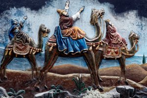 Catedral de San José (Nha Tho Lon), La natividad, Los tres reyes magos, Hanói, Vietnam (foto) de Unbekannt