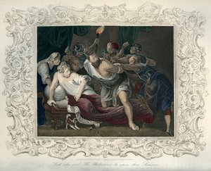 Sansón apresado por los filisteos - Biblia de Unbekannter Künstler