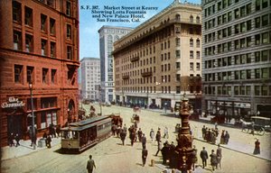 San Francisco: Market Street de Unbekannter Künstler