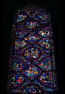 Escenas de la Vida de Carlomagno (747-814) del deambulatorio, c.1215-35 de Unbekannt