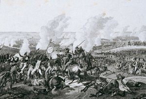 batalla de leipzig de Unbekannter Künstler