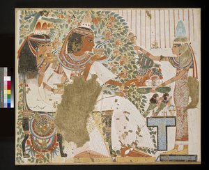 Santuario erigido por el faraón Taharqa en el patio del Templo de Amón construido por él en Kawa en Nubia, 25ª Dinastía, Período Tardío, 690-64 a.C. de Unbekannt