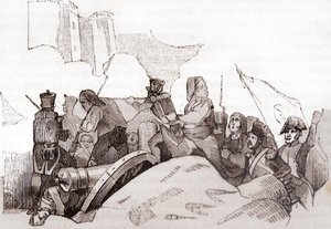 Asedio de Roses, Guerra Peninsular de Unbekannter Künstler