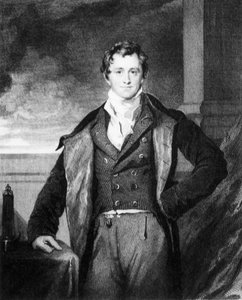 Sir Humphry Davy, químico inglés, c 1820 de Unbekannt